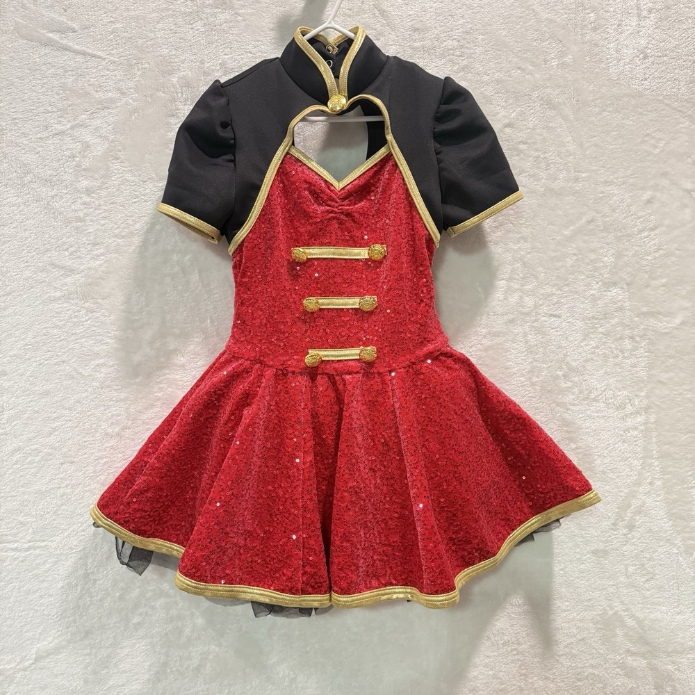 Weissman "Bellhop Boogie" Dance Costume Skate Dress 9680 Twirl Jazz Modern Sz IC